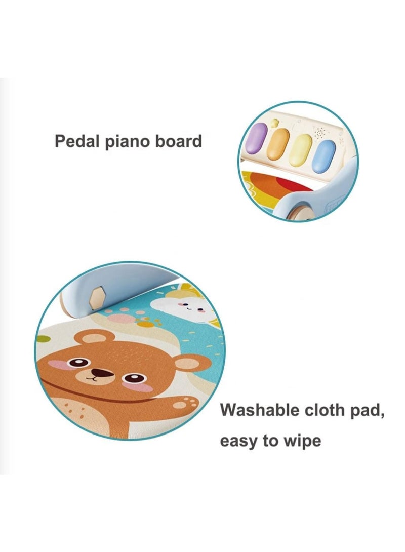 Baby Musical Walker with Piano & Hanging Toys – Early Learning Push Walker for Toddlers (3M+) Eid Gift - Image 5